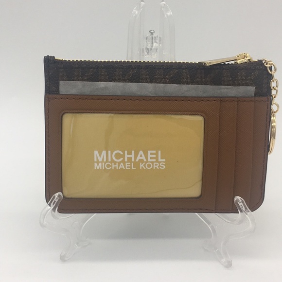 Jet Set Travel Sm TZ Coinpouch W ID Leather Brown - Picture 8 of 8